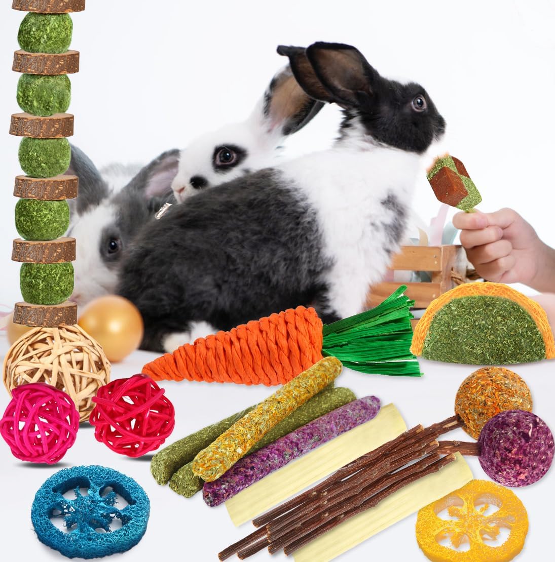 YIXUND Rabbit & Guinea Pig Toys