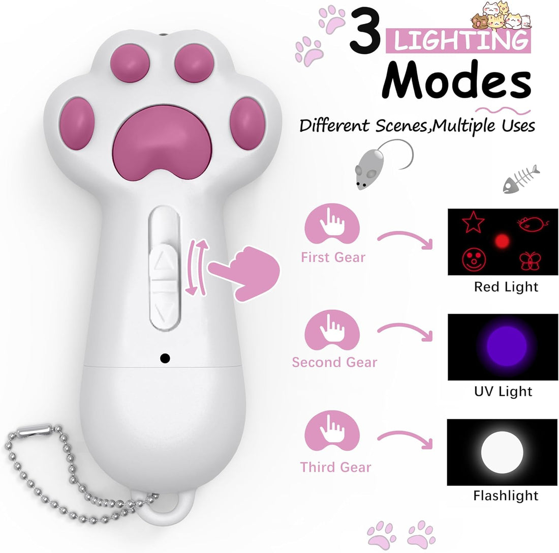 FYNIGO Interactive Cat Toys for Indoor Cats and Dogs,7 in 1 USB