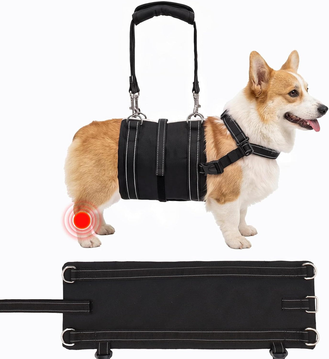 CWV Adjustable All Dog Lift Harness for Large Dogs