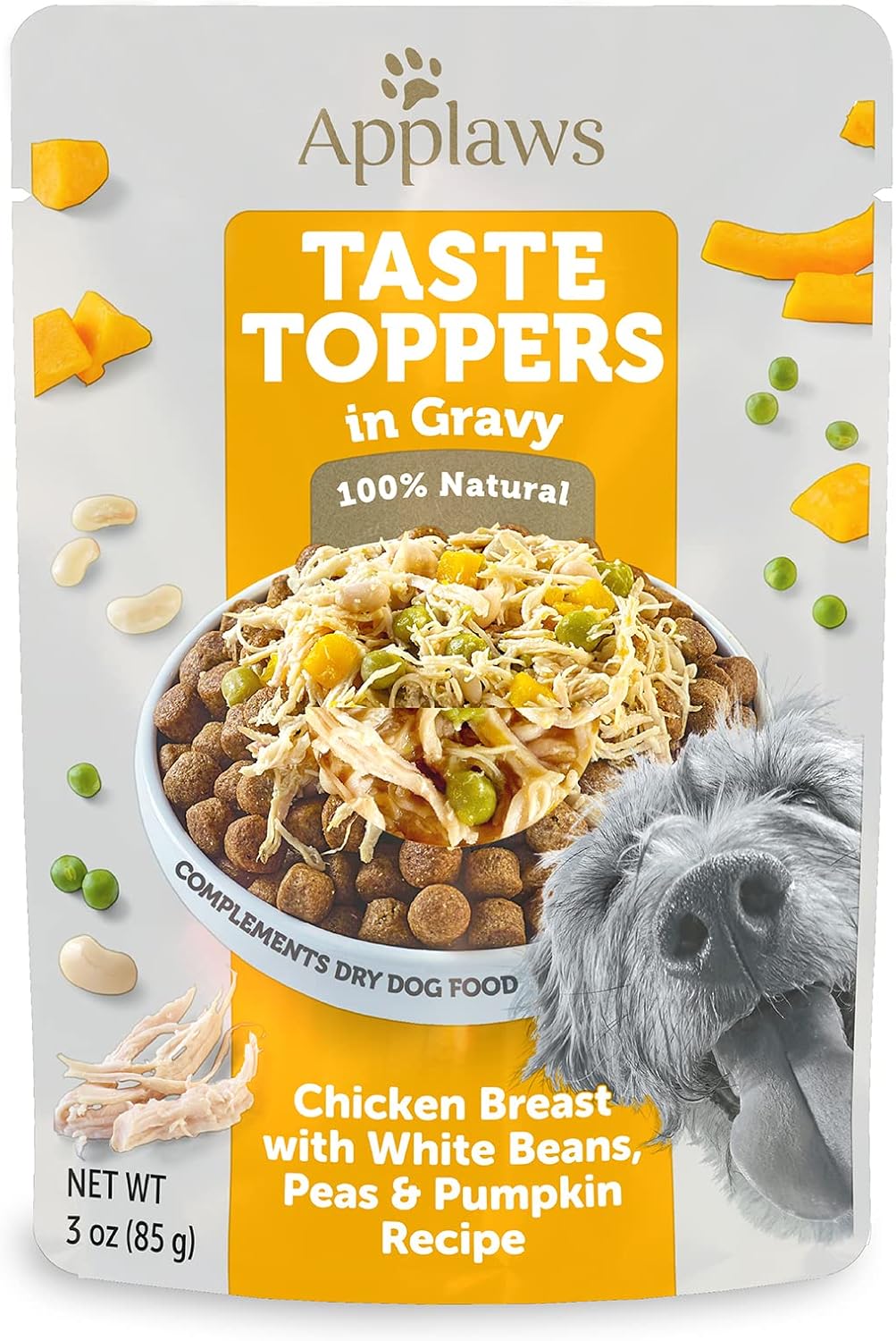 Applaws Taste Toppers Chicken in Gravy Wet Dog Food 12-Pack 3 oz