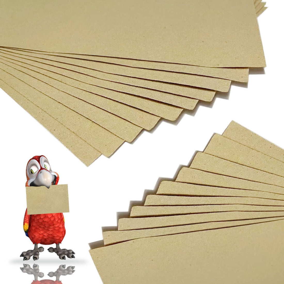 30 Pack Bird Cage Liners, 11x17 Inch Sand Paper Bird Cage Accessories