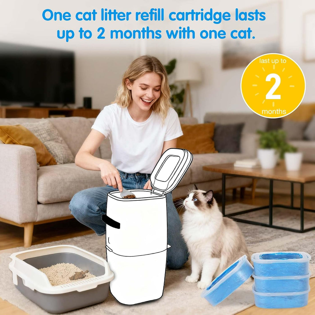 Cat Litter Refill Bags Ultimate Odor Control Cat Litter Bags