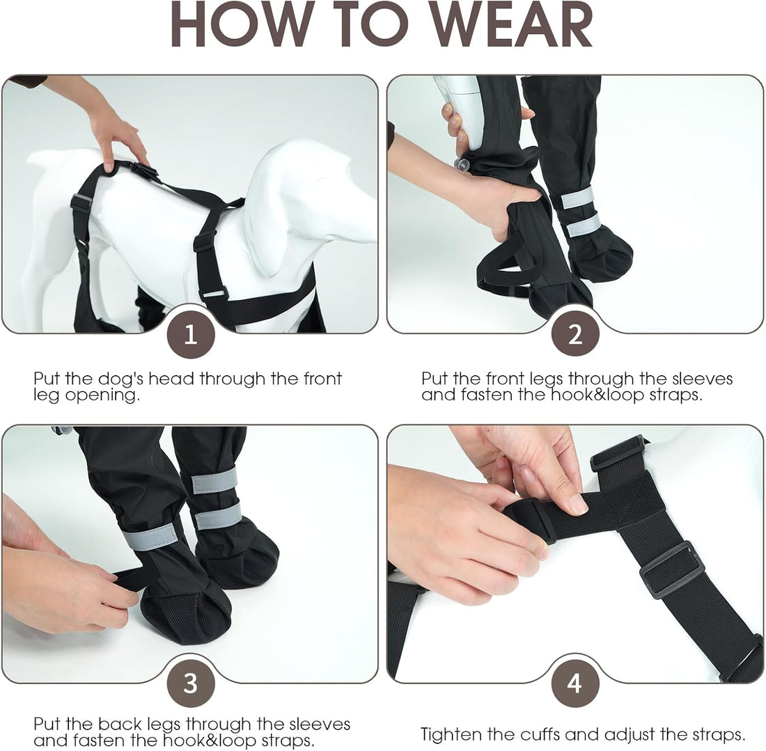 Dog Suspender Boots Waterproof