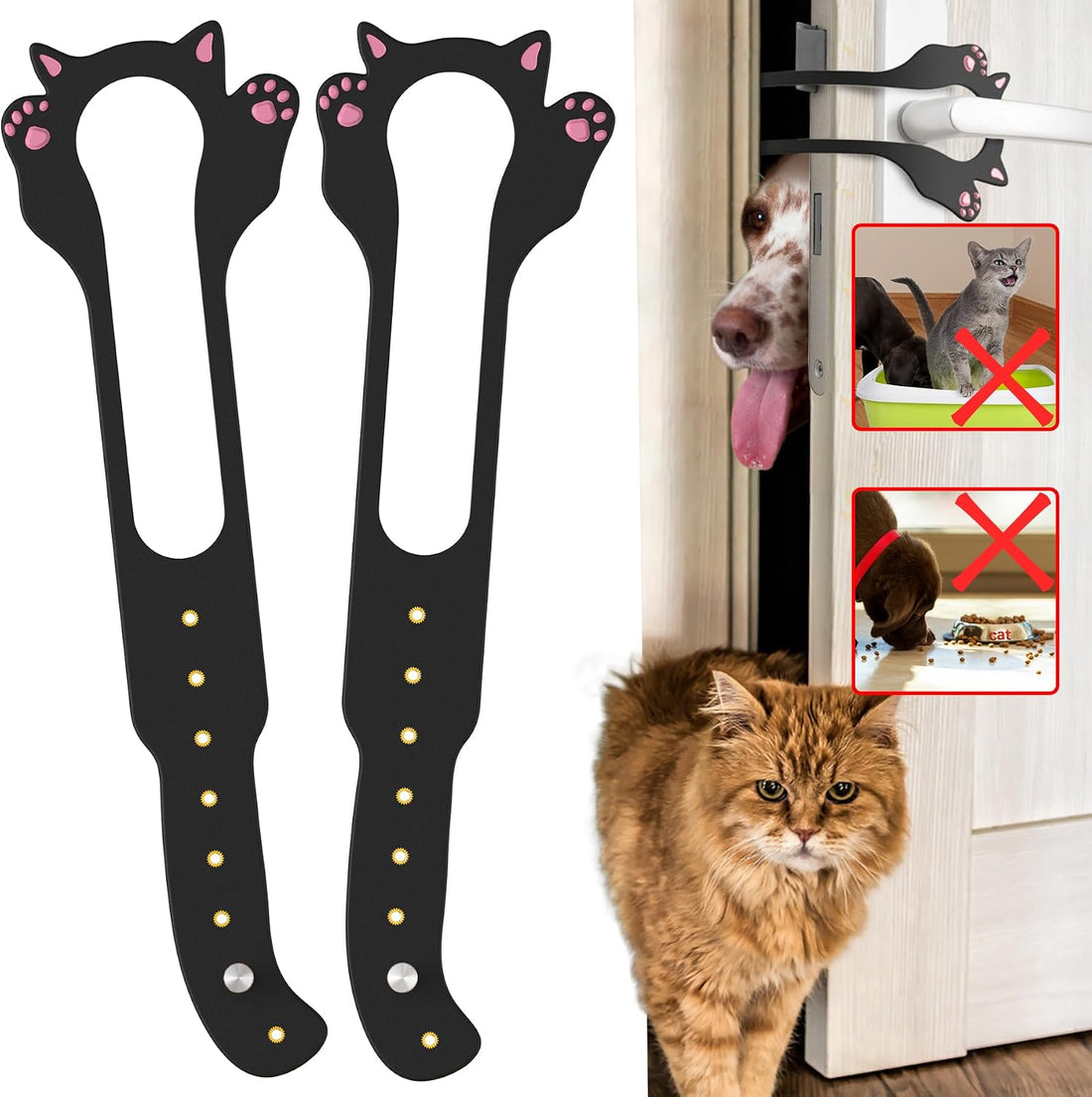 Elilier Cat Door Latch Holder