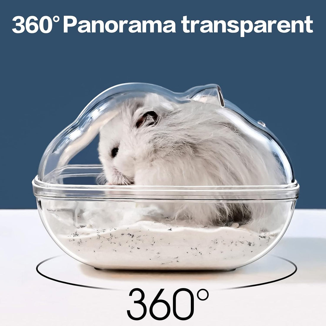 lazYYzal Hamster Bathtub,Hamster Bathroom,Small Animal Habitat