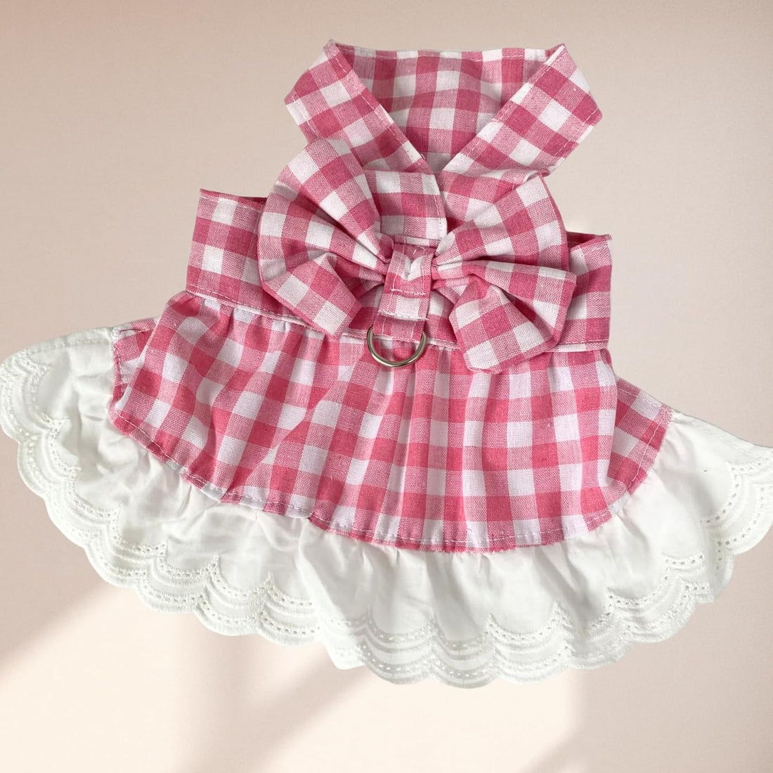 Plaid Pet Dress - Cute Dog & Cat Checkered Outfit