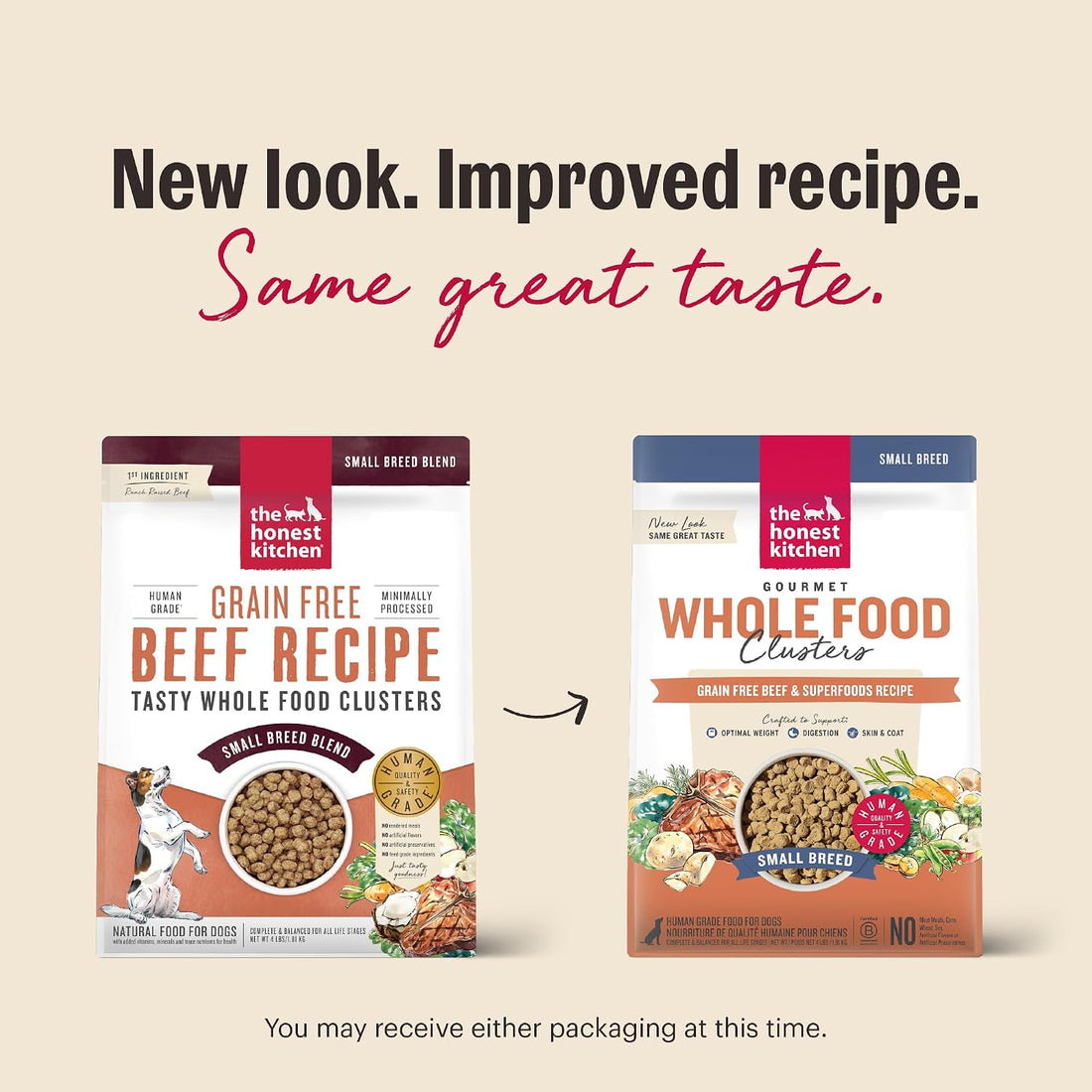 The Honest Kitchen Grain Free Beef & Superfoods Whole Food Clusters