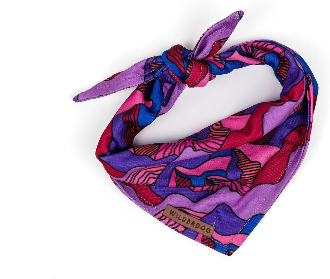 Wilderdog Dog Bandana with Lightweight Quick Drying Poly-Blend Mesh