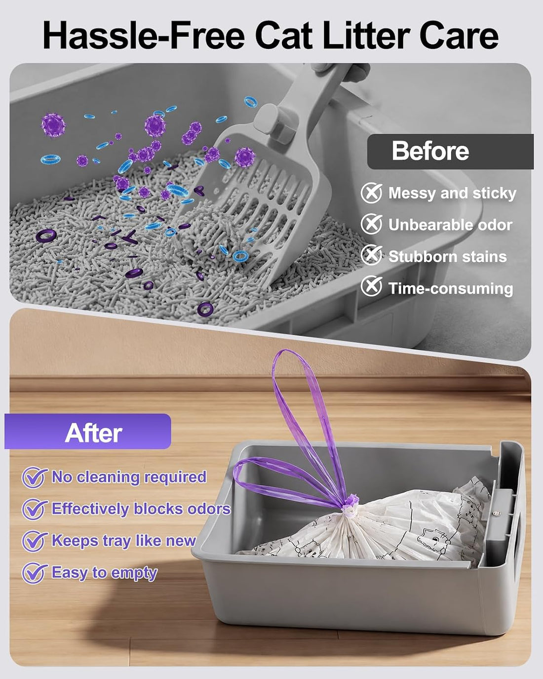 Automatic Cat Litter Box Liners for Petpivot 12（ Not Fit As 11 ）