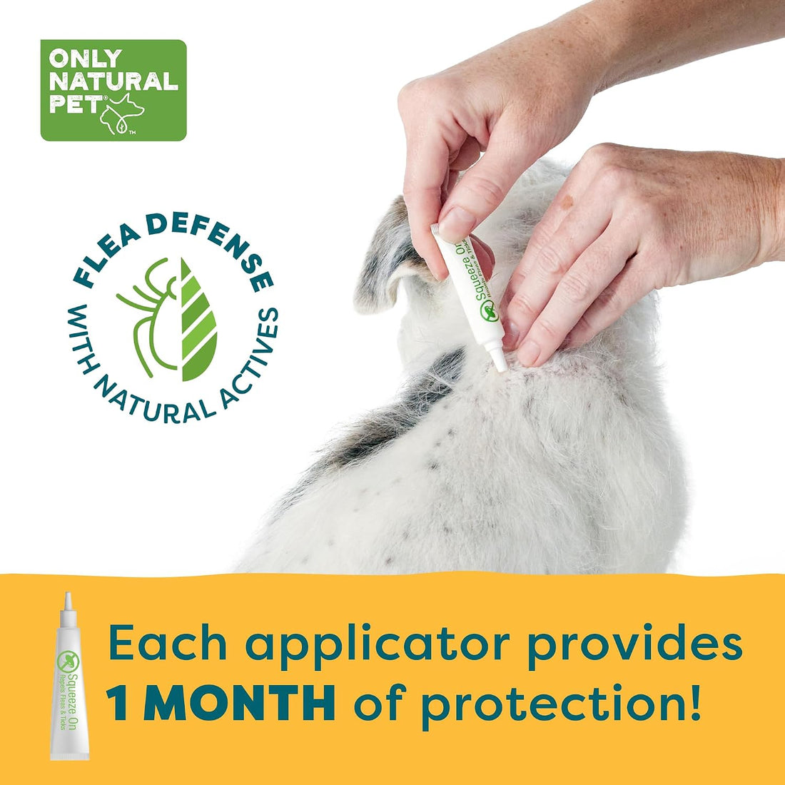 Only Natural Pet EasyDefense Flea & Tick Prevention for Medium Breed