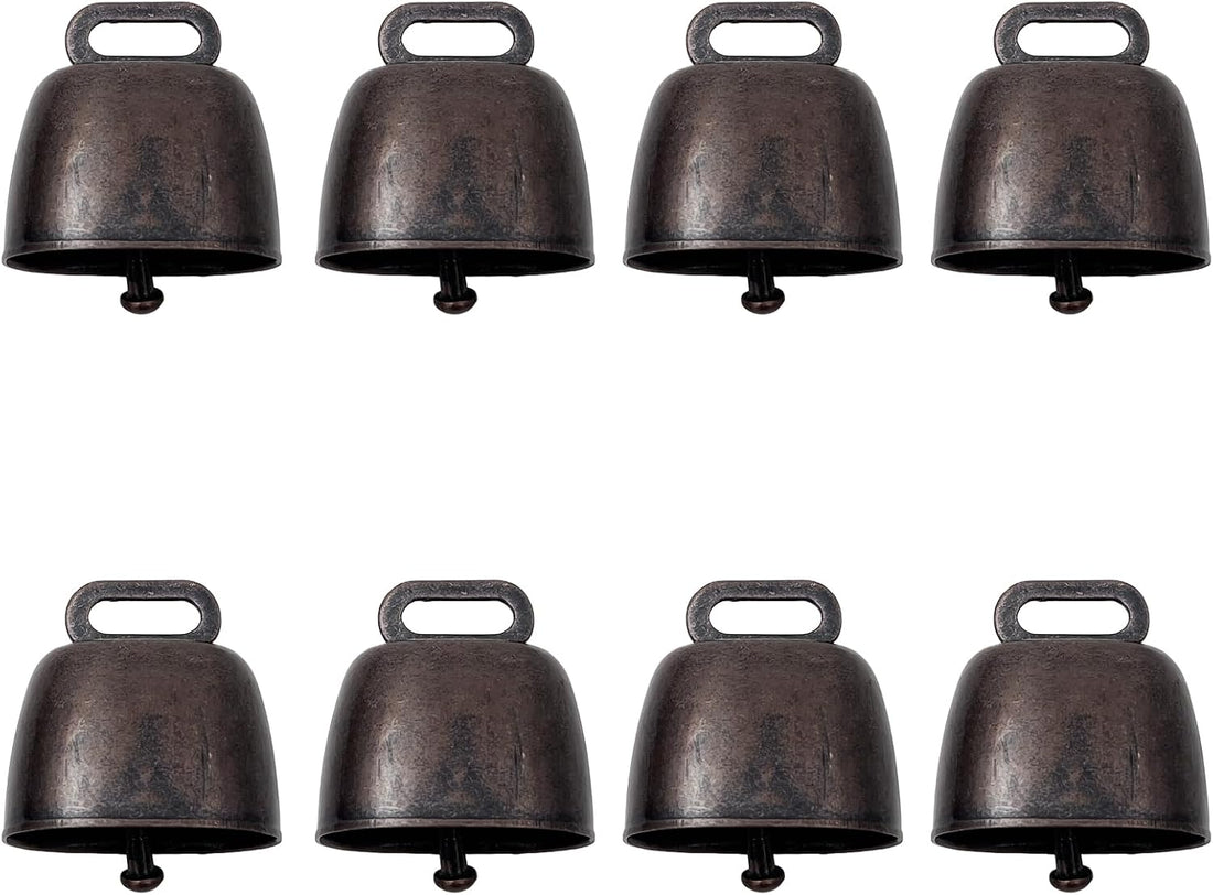 8-Pieces Metal Grazing Bells for Pets and Livestock
