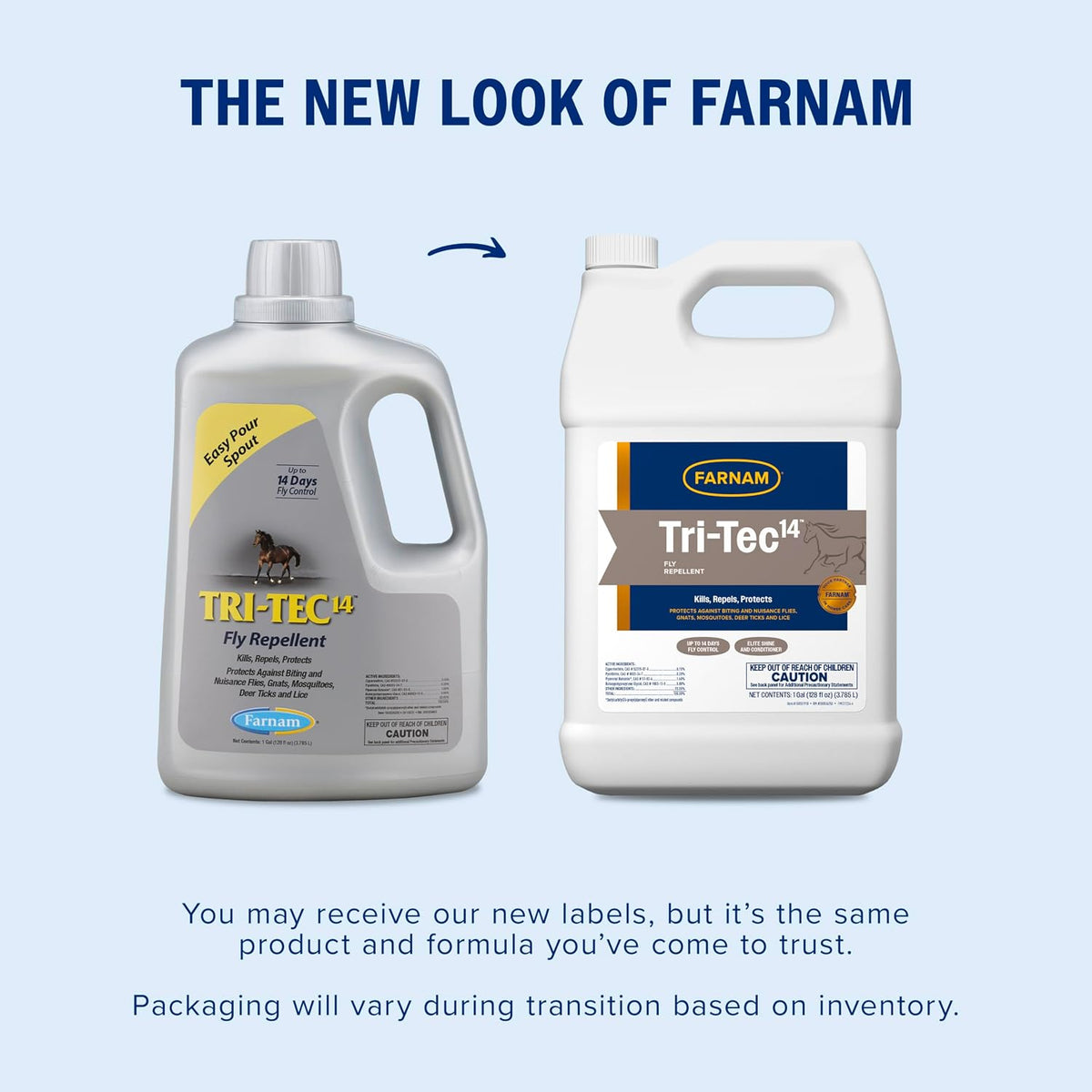 Farnam Tri-Tec 14 Fly Spray for Horses, Protects for Up to 14 Days