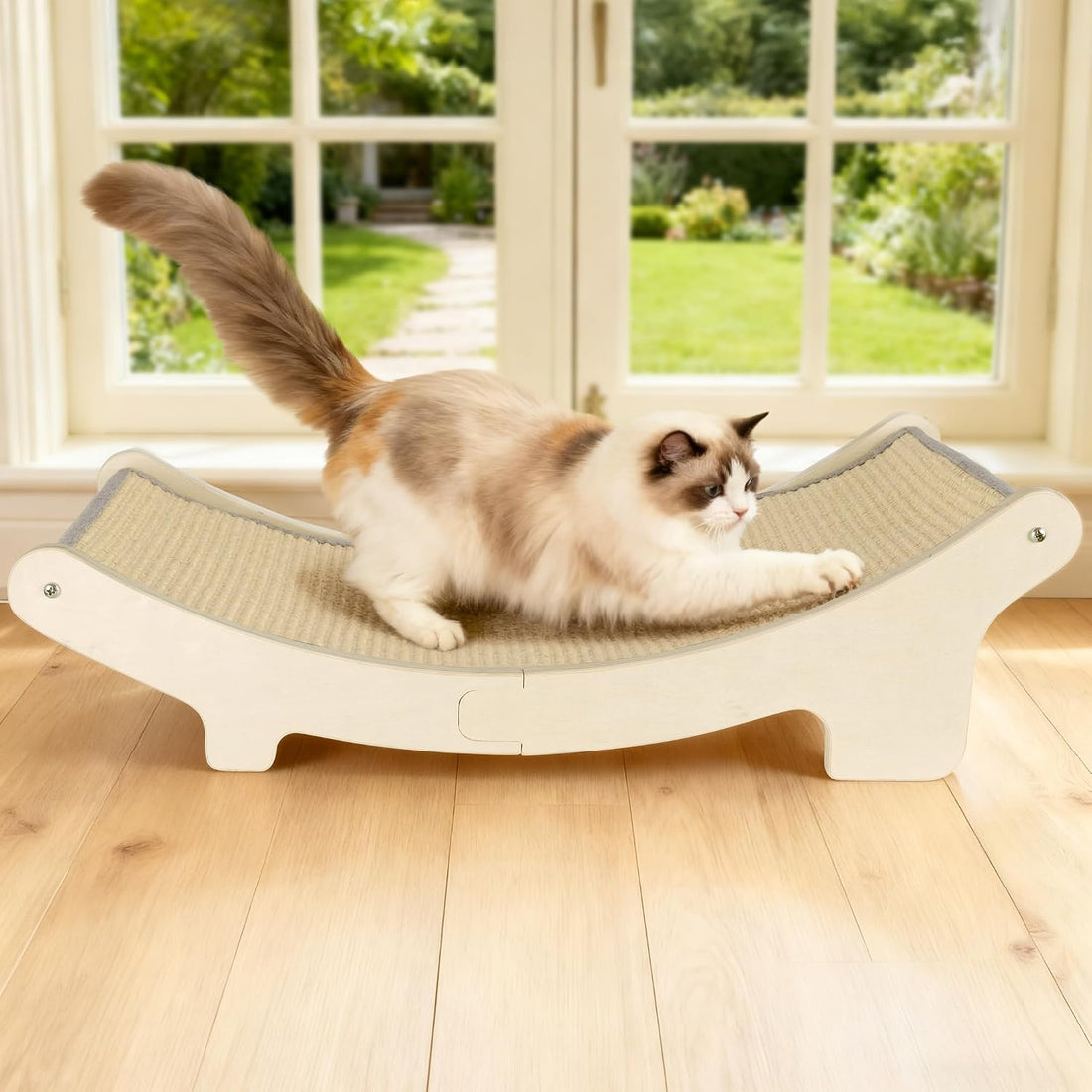 HOTEAGLE Cat Scratcher Bed for Indoor Cats