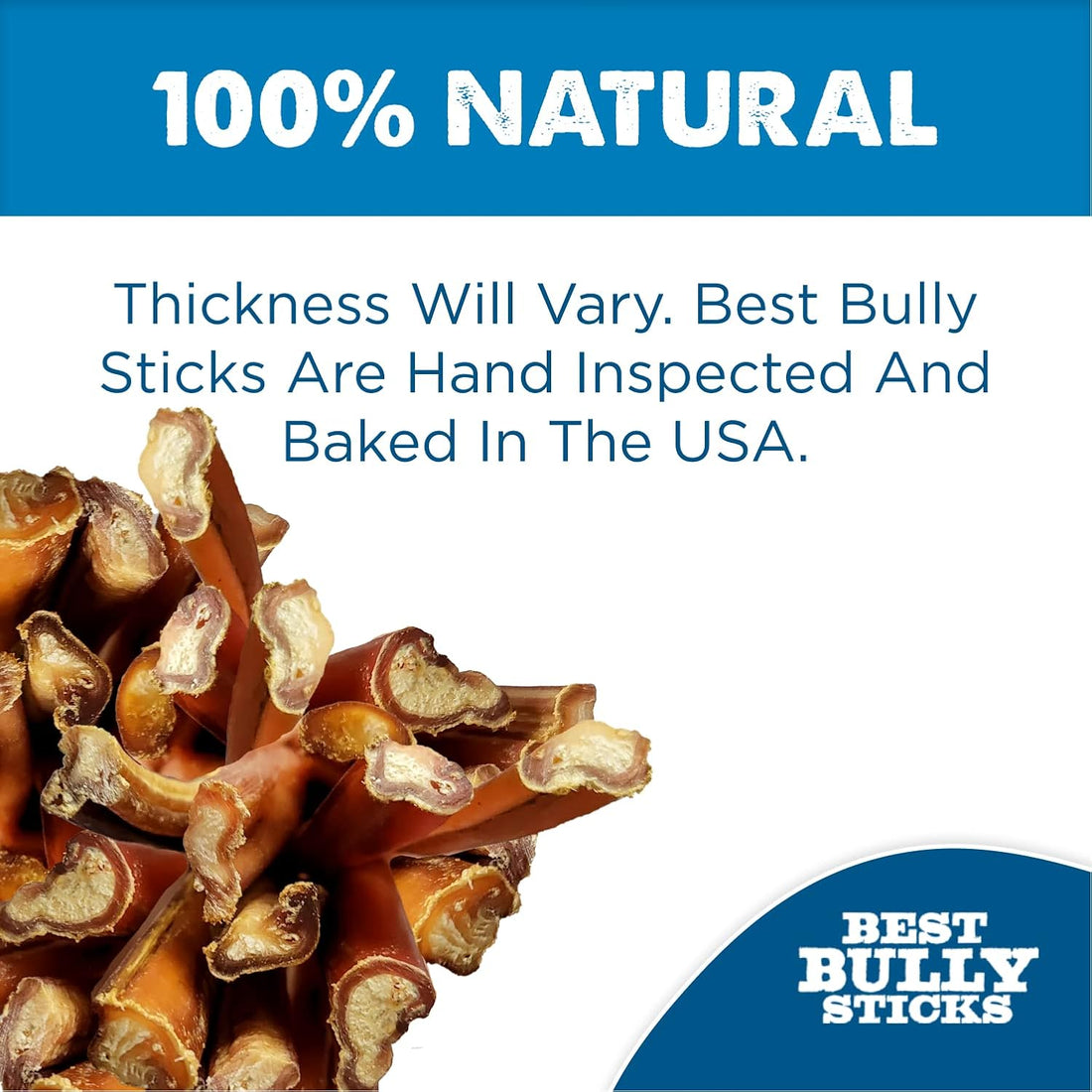 Best Bully Sticks Braided Bully Sticks Dog Chews, 12", 3 Count