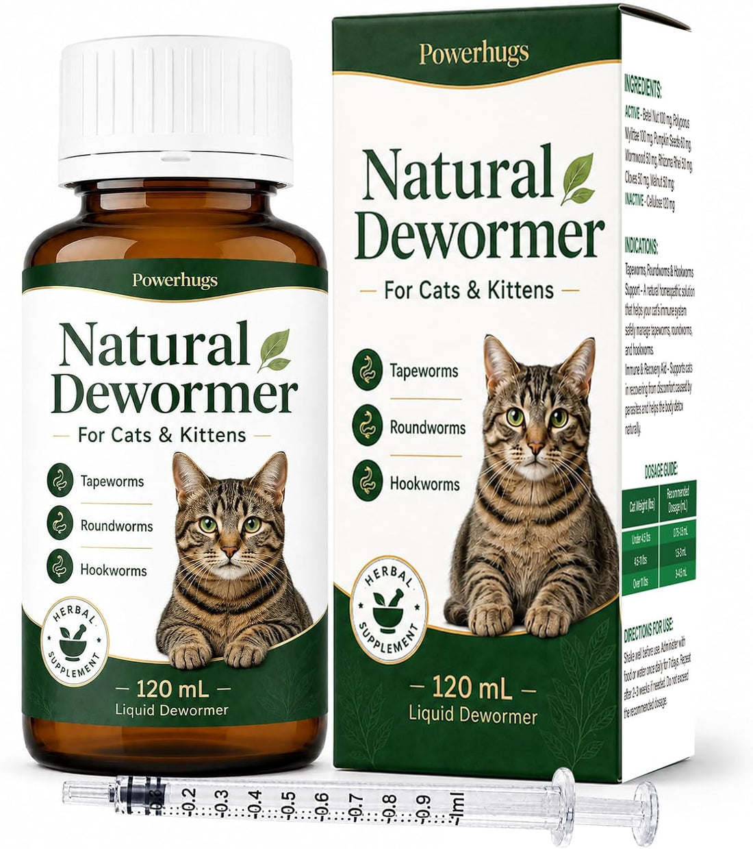 Dewormer for Cats & Kittens Broad Spectrum Cat Dewormer for Tapeworm