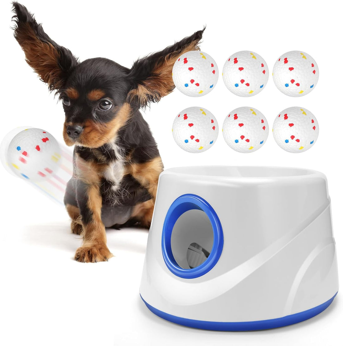 Automatic Dog Ball Thrower Launcher for Small to Medium Dogs