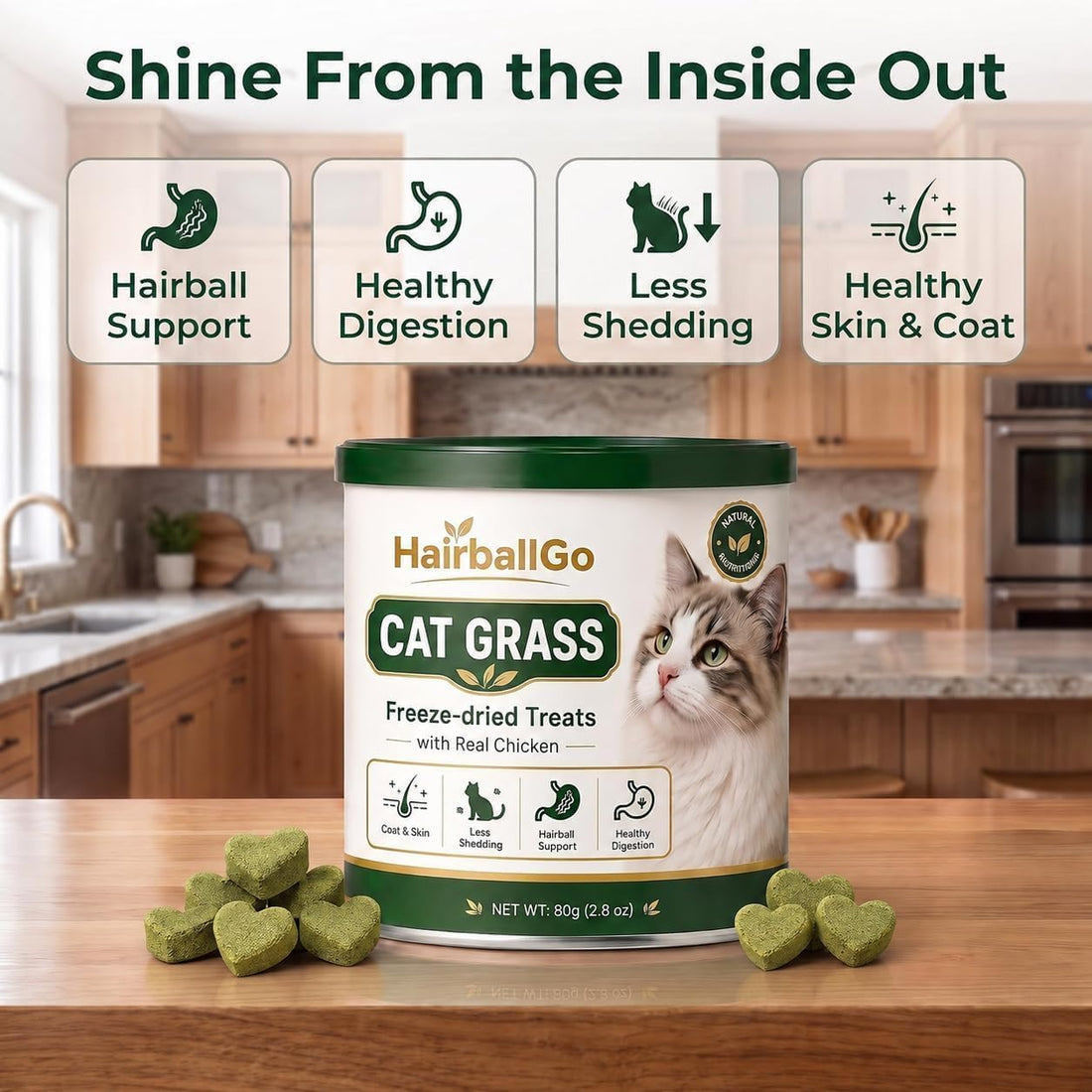 Cat Grass Freeze-Dried Treats