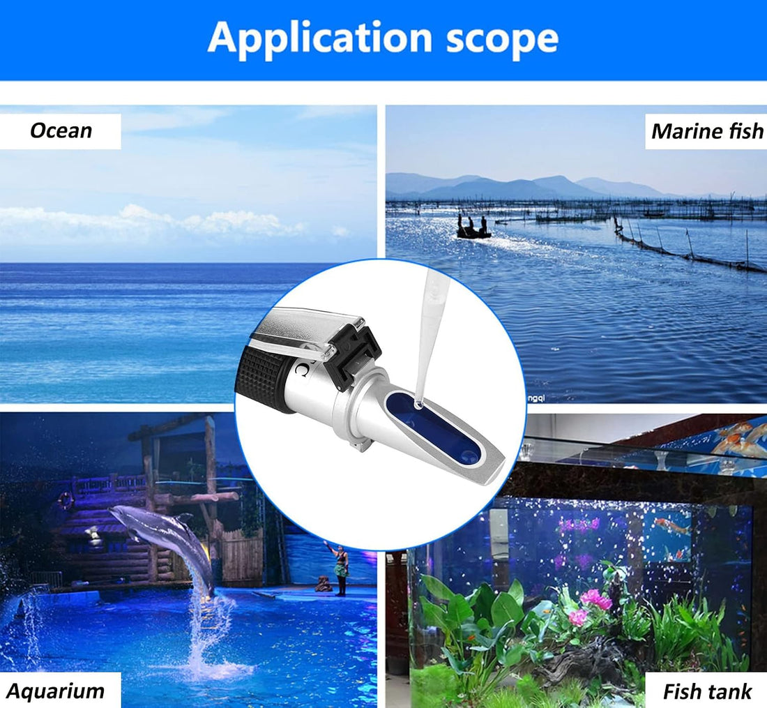Salinity Refractometer for Aquarium Seawater Marine Fishkeeping