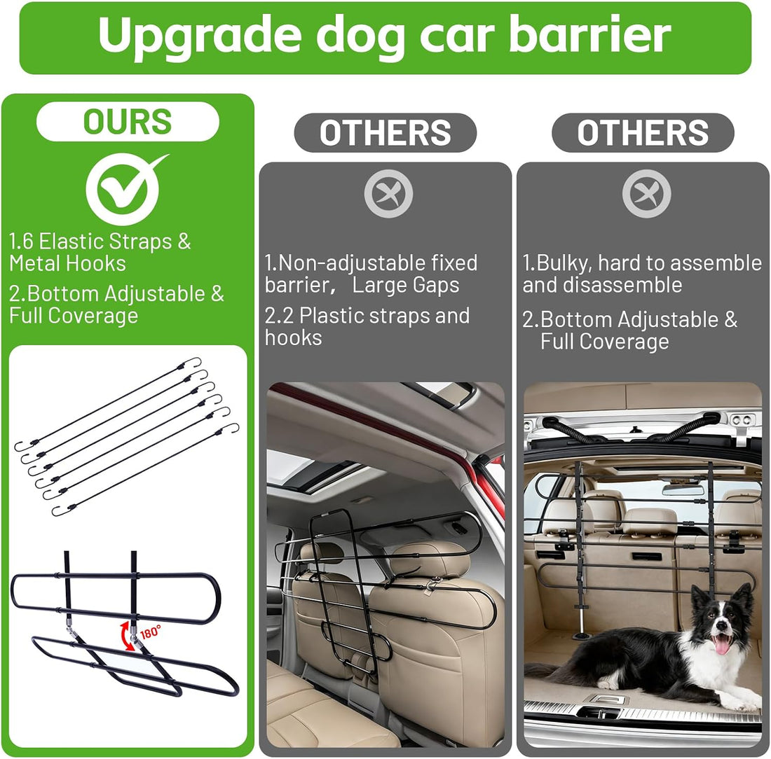 Metal Dog Barrier for Cars, SUVs, Trucks