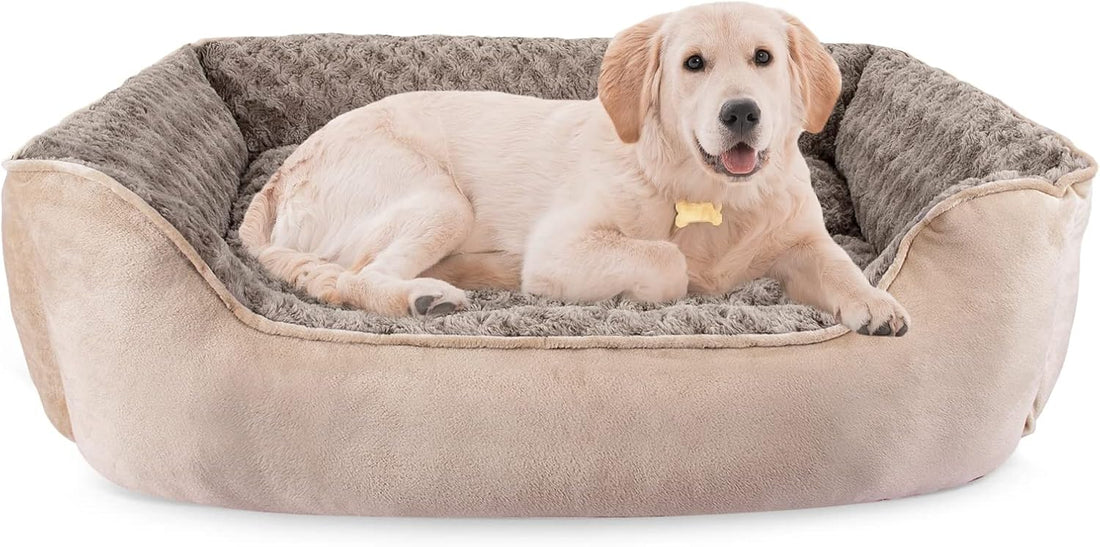JOEJOY Rectangle Dog Bed for Large Medium Small Dogs