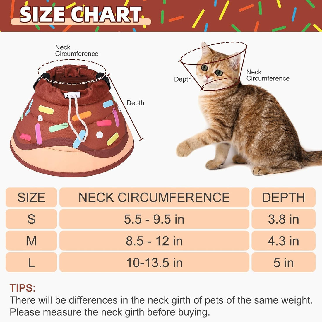 KOOLTAIL Cat Cone Collar Soft, Adjustable Cat Cones to Stop Licking