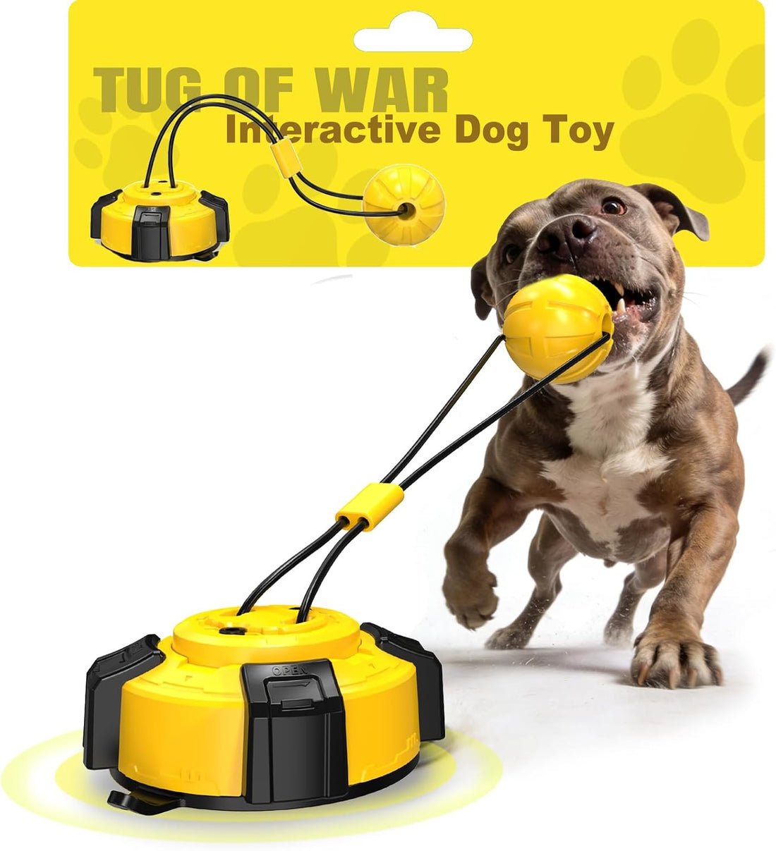 Interactive Tug of War Dog Toys Enrichment Stimulating Suction Cup