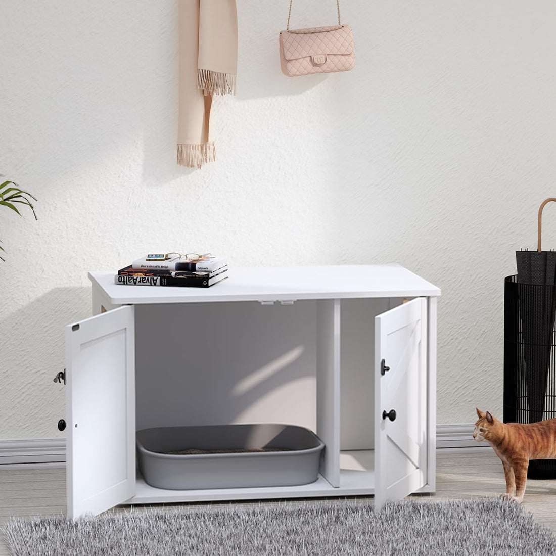 Timberer Cat Litter Box Enclosure