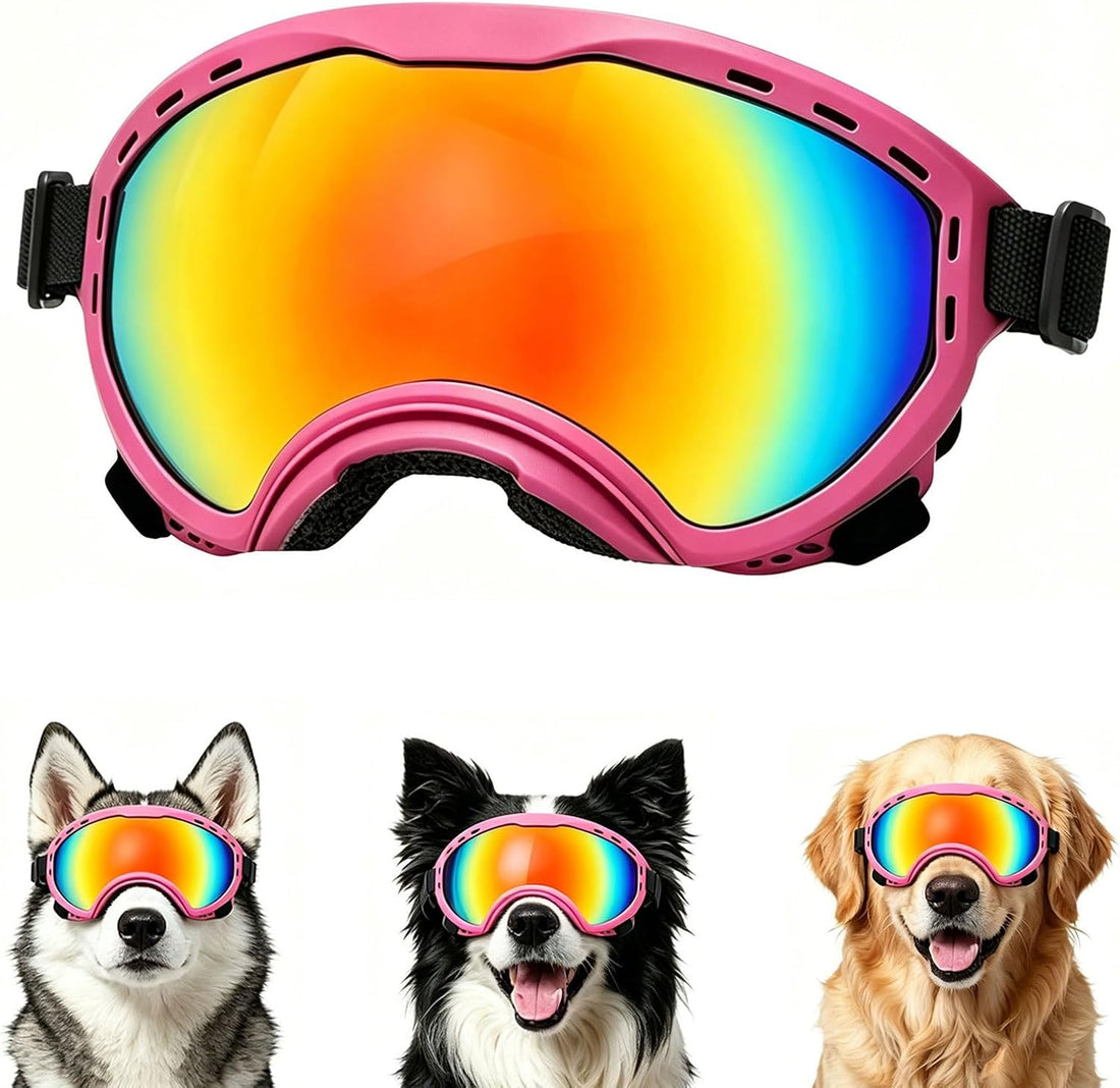 Dog Goggles for Medium Large Breed UV Protection Windproof Anti-Fog