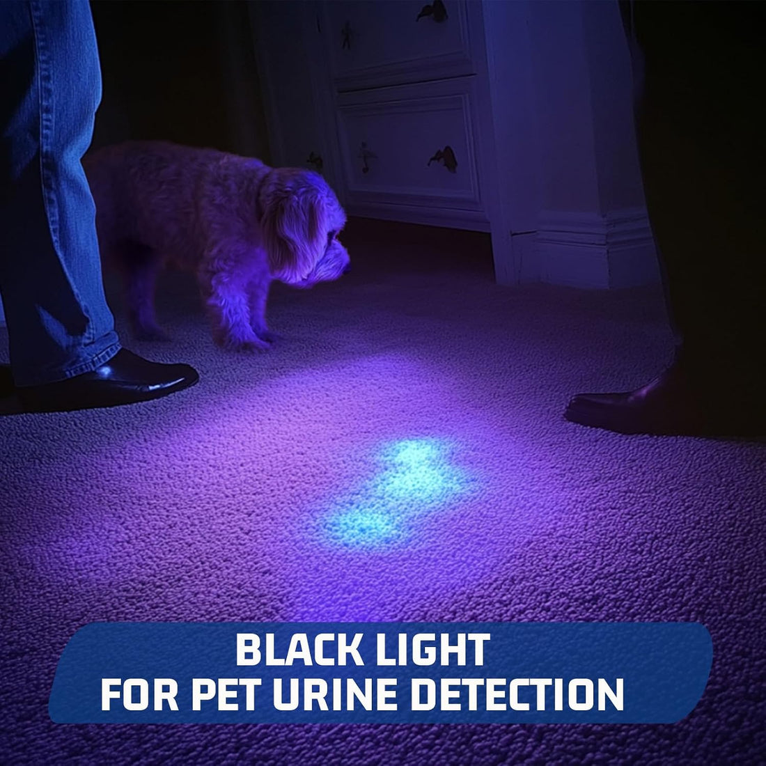 LUMENSHOOTER S3U Rechargeable UV Flashlight Blacklight
