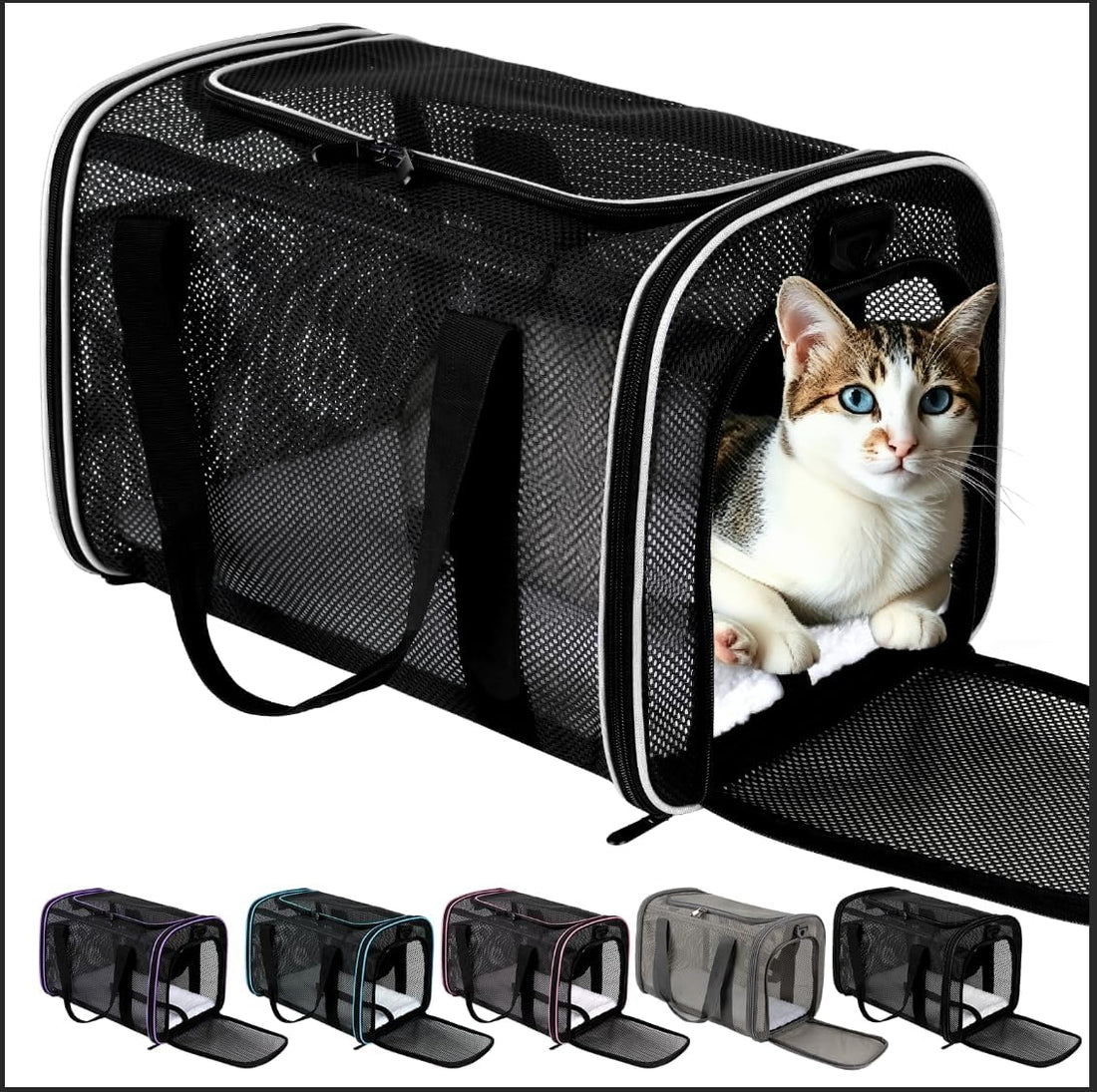 Cat Carrier Dog Carrier Pet Carriers Soft-Sided Cats Bag Animal