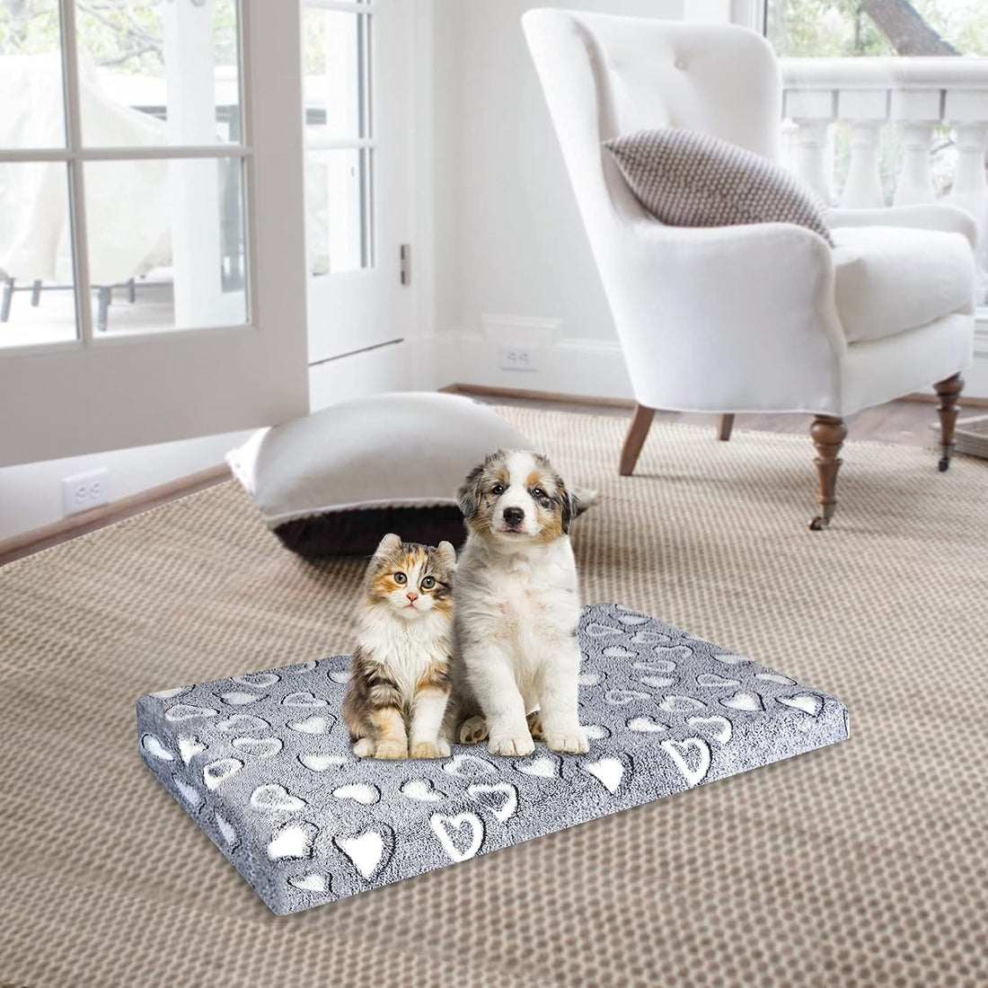 VANKEAN Reversible Cool and Warm Dog Bed Mat for Crates