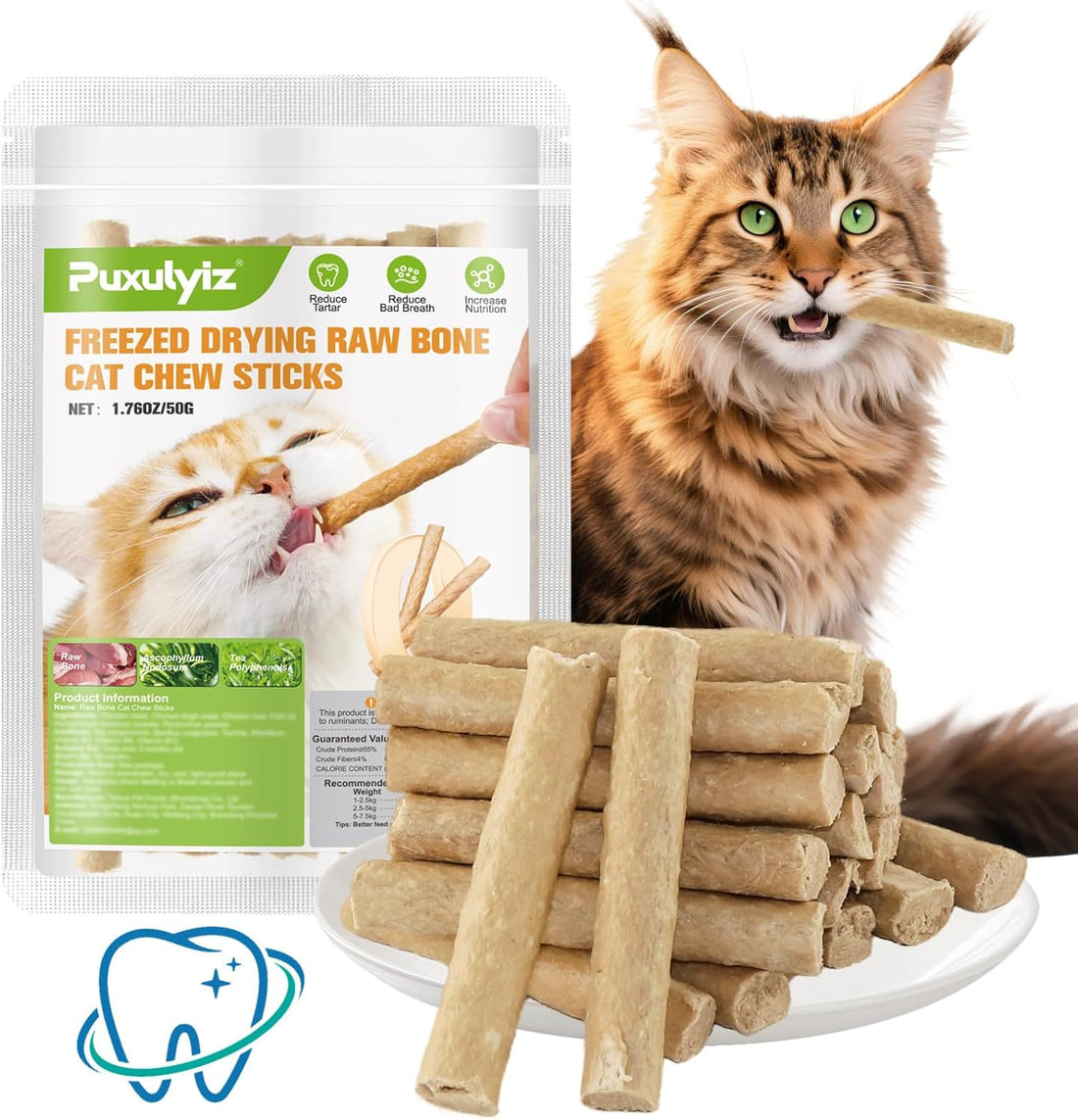 Freezed Dried Cat Chew Sticks