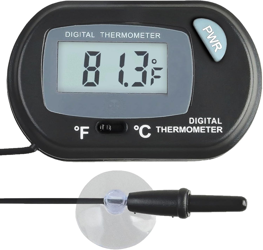 SunGrow Digital Betta Thermometer for Tropical Aquarium Fish