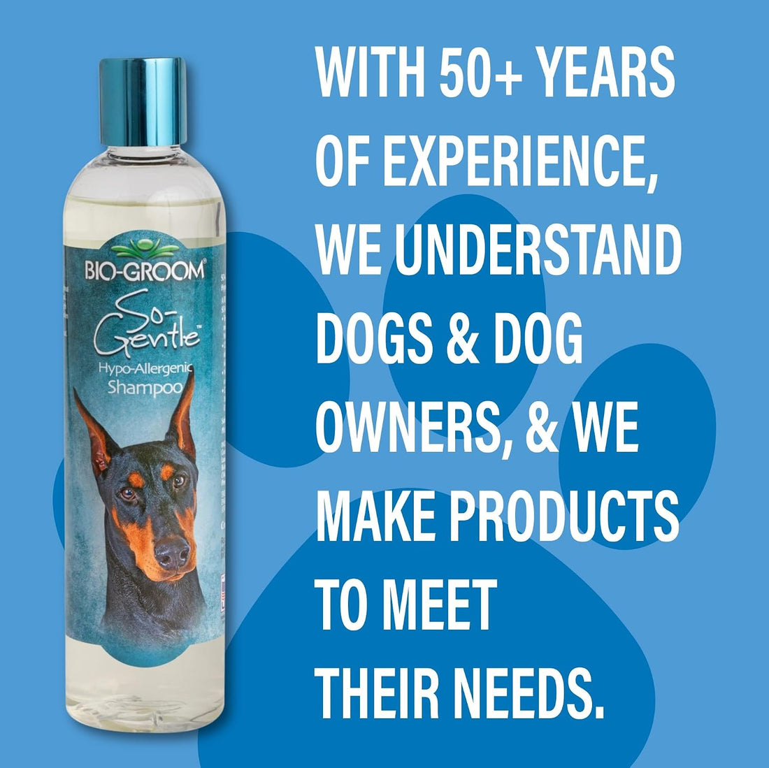 Bio-Groom So-Gentle Hypoallergenic Dog Shampoo, Tearless, 1 Gallon