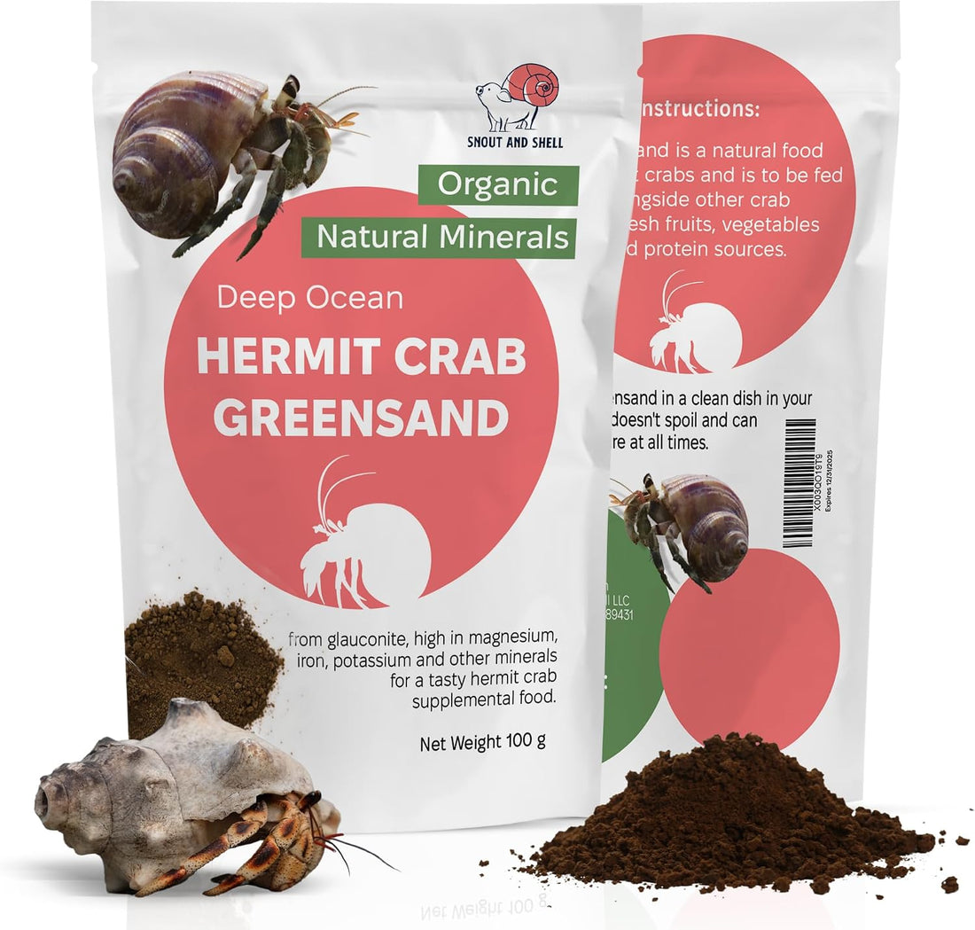 Hermit Crab Greensand – Calcium and Trace Mineral Molting Support