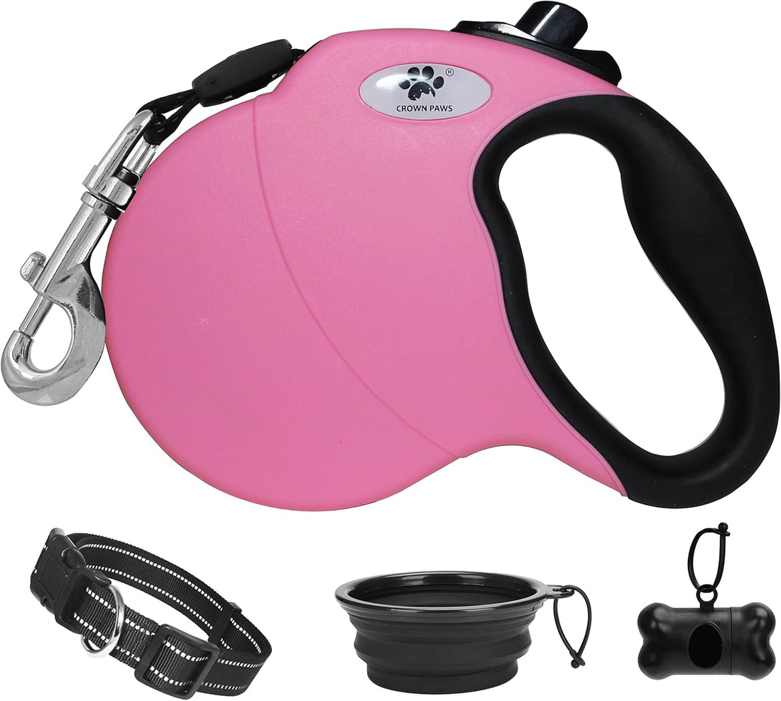 16 ft Retractable Dog Leash for Large Dogs up to 44 lbs,Tangle-Free
