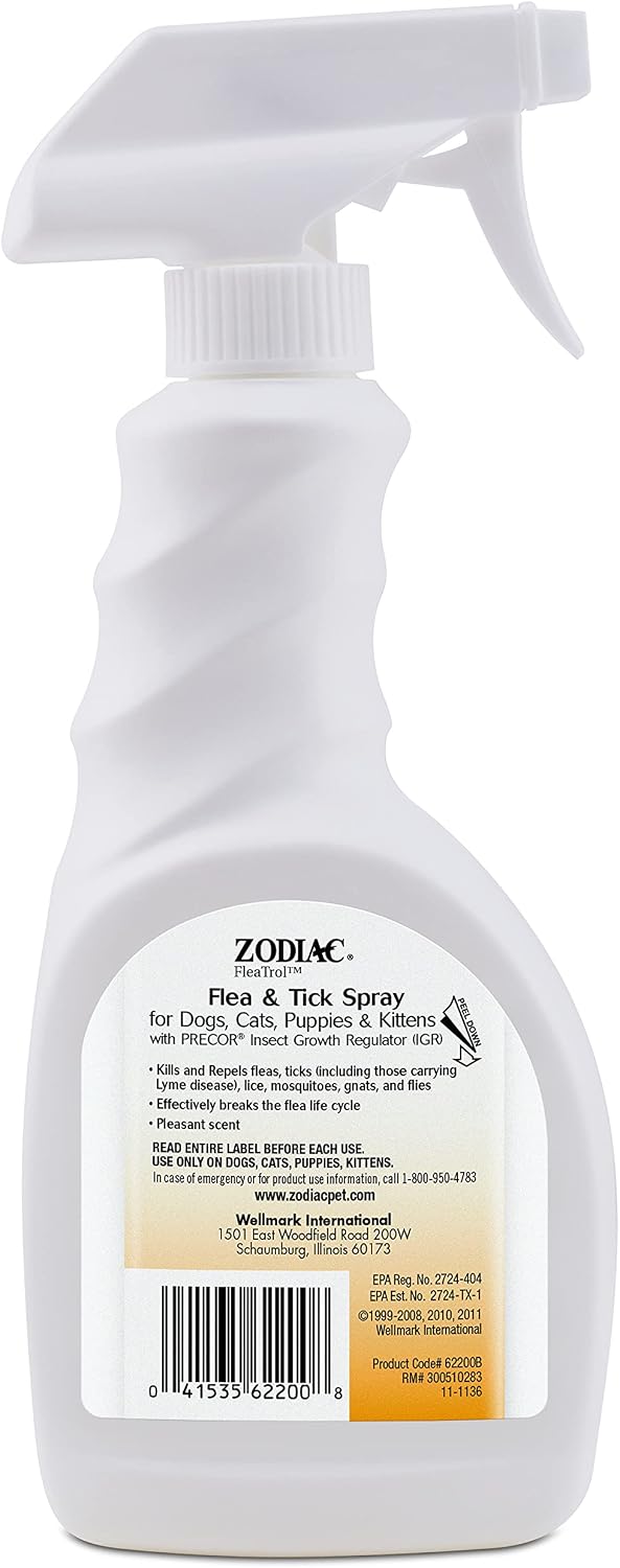 Zodiac Flea & Tick Spray for Dogs, Cats