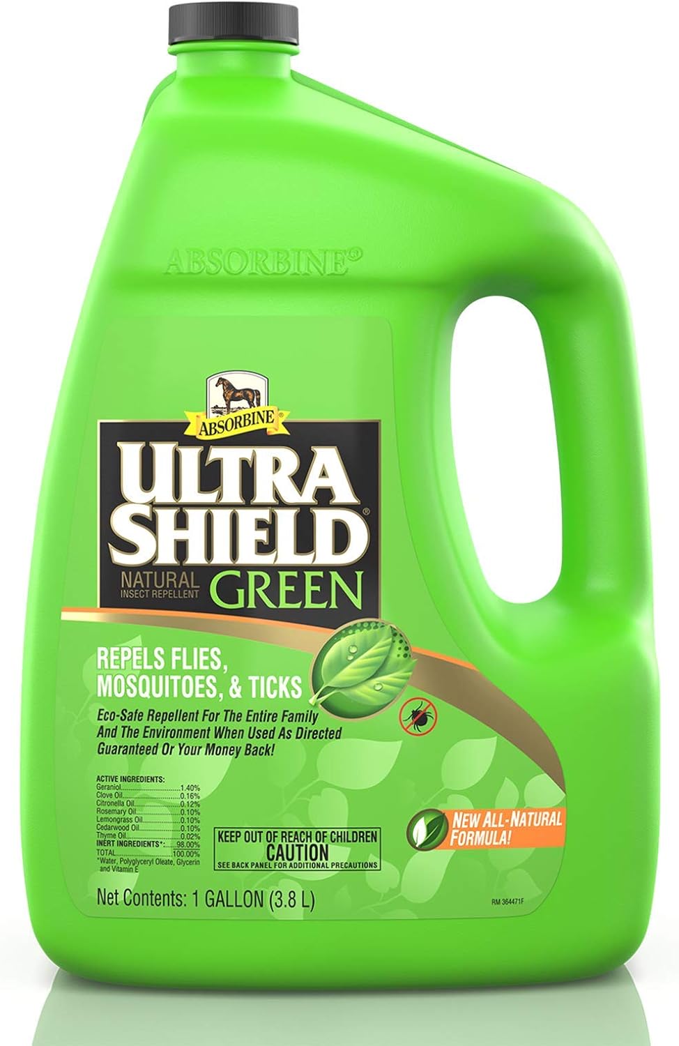 Absorbine UltraShield Green Natural Insect Repellent, 32 oz Sprayer