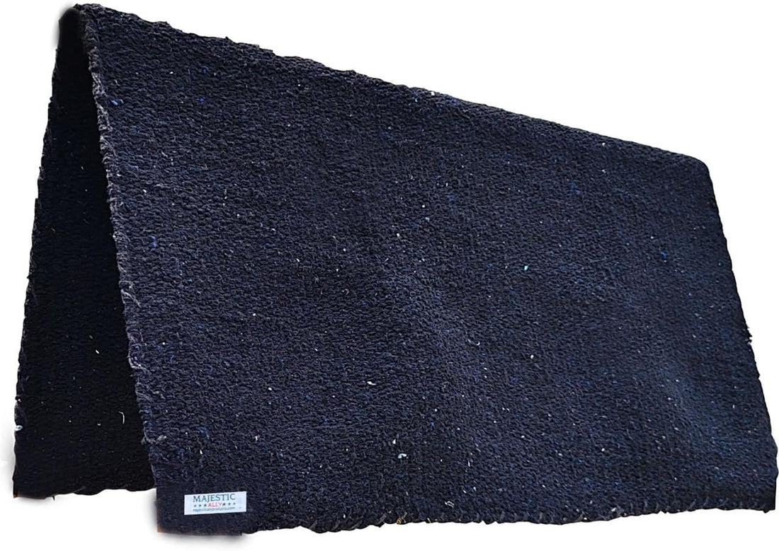 Majestic Ally Solid Color 34"x 36" Traditional Acrylic Saddle Blanket