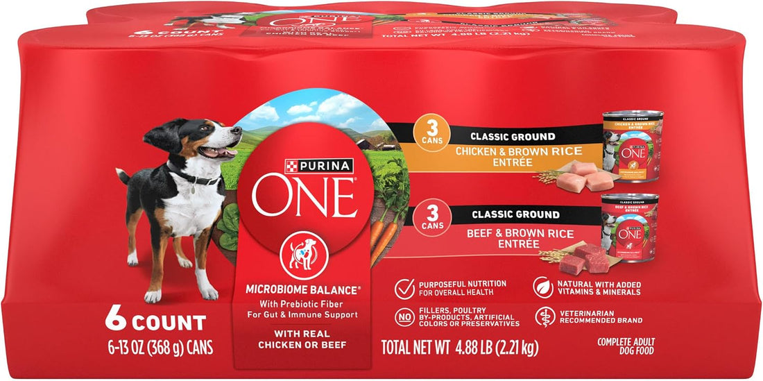 Purina ONE Classic Ground Chicken and Brown Rice