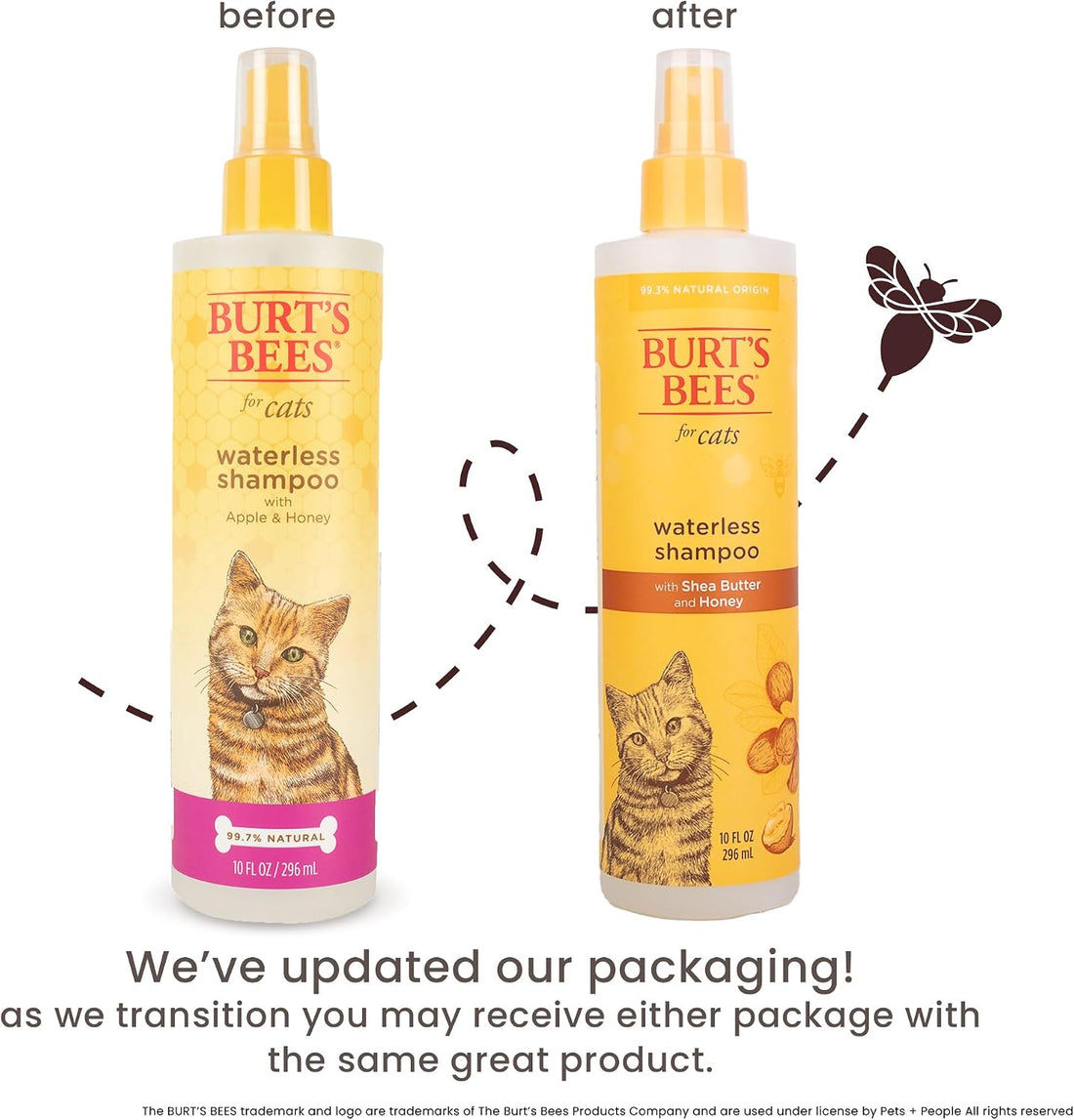 Burt's Bees for Pets Waterless Cat Shampoo Spray