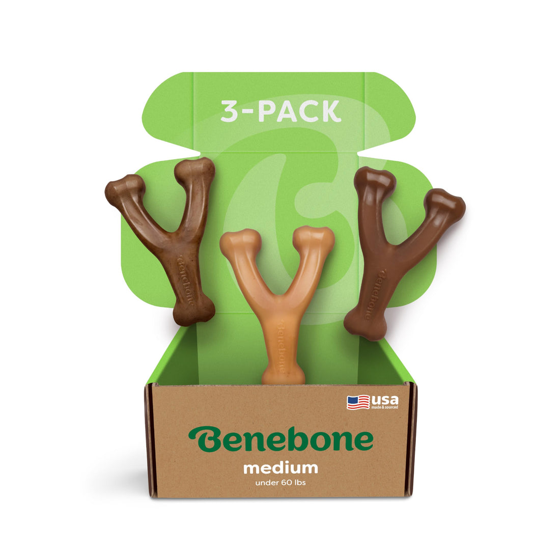 Benebone Wishbone Dog Chew Toy for Aggressive Chewers
