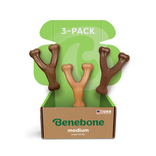 Benebone Wishbone Dog Chew Toy for Aggressive Chewers