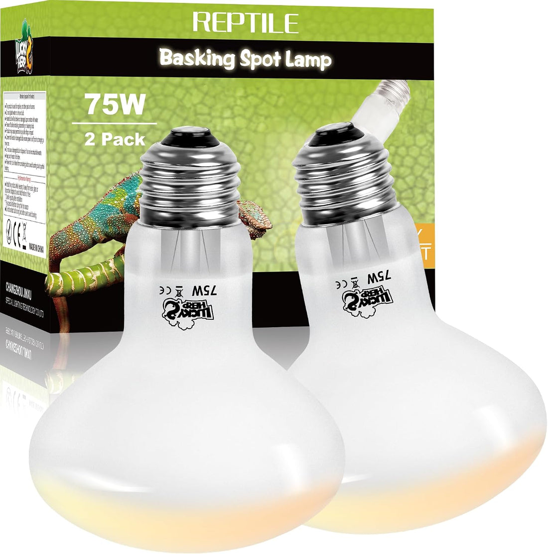 LUCKY HERP Reptile Heat Lamp Bulbs 100W
