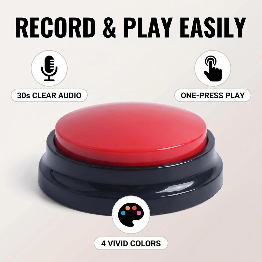 Voice Recording Button, Dog Buttons for Communication Pet Training