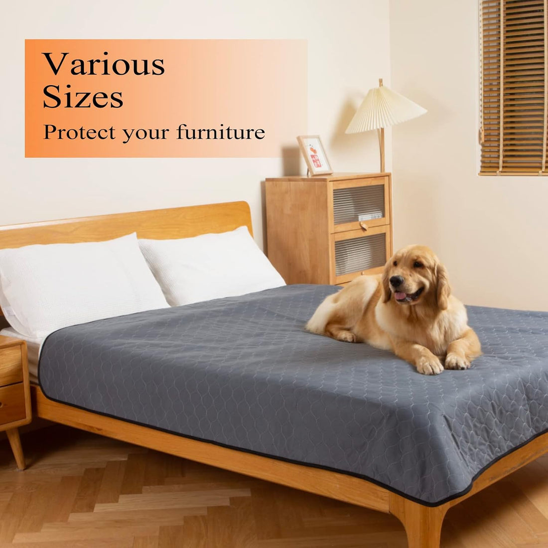 Bunlitent Washable Pee Pads for Dogs 72x72, 2 Pack