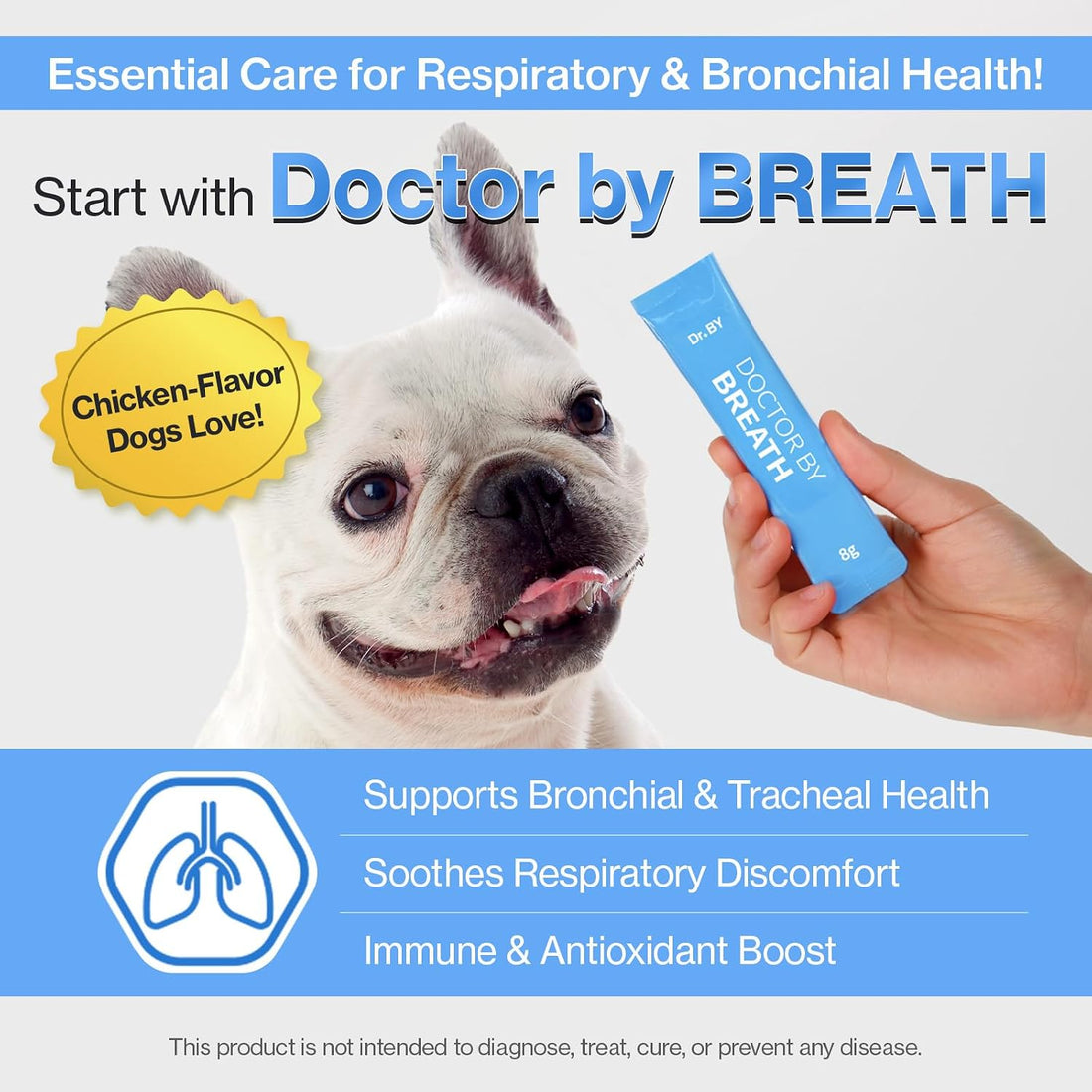 Doctor By Breath Care for Small Dogs, Bronchial & Respiratory Support