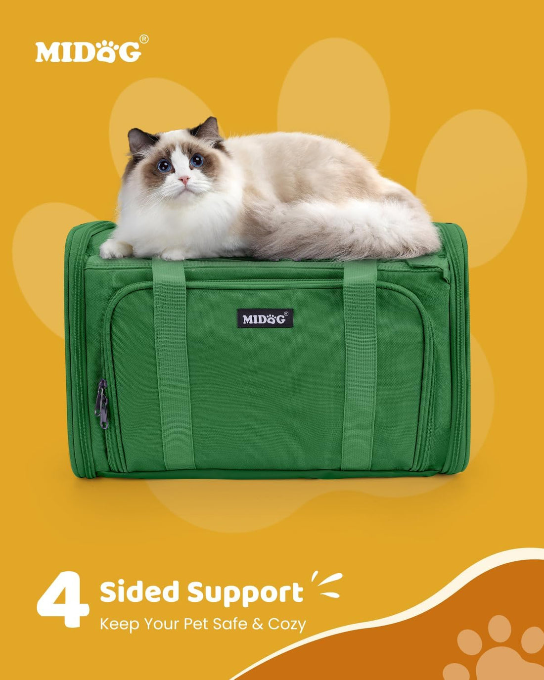 MIDOG Soft Cat Carrier Airline Approved