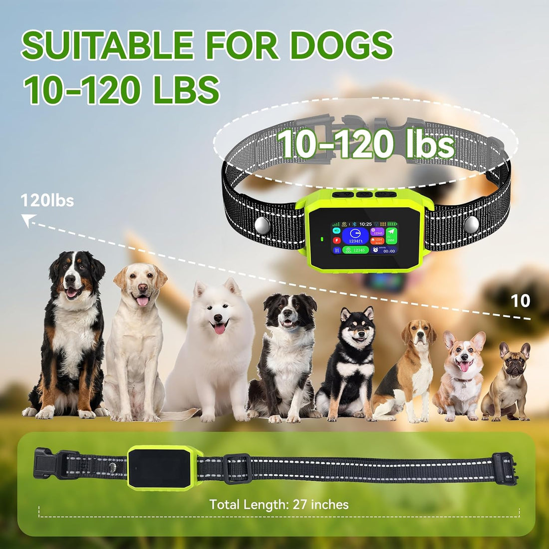 GPS Wireless Dog Fence, 2-1 Smart GPS Wireless Dog Fence& Training