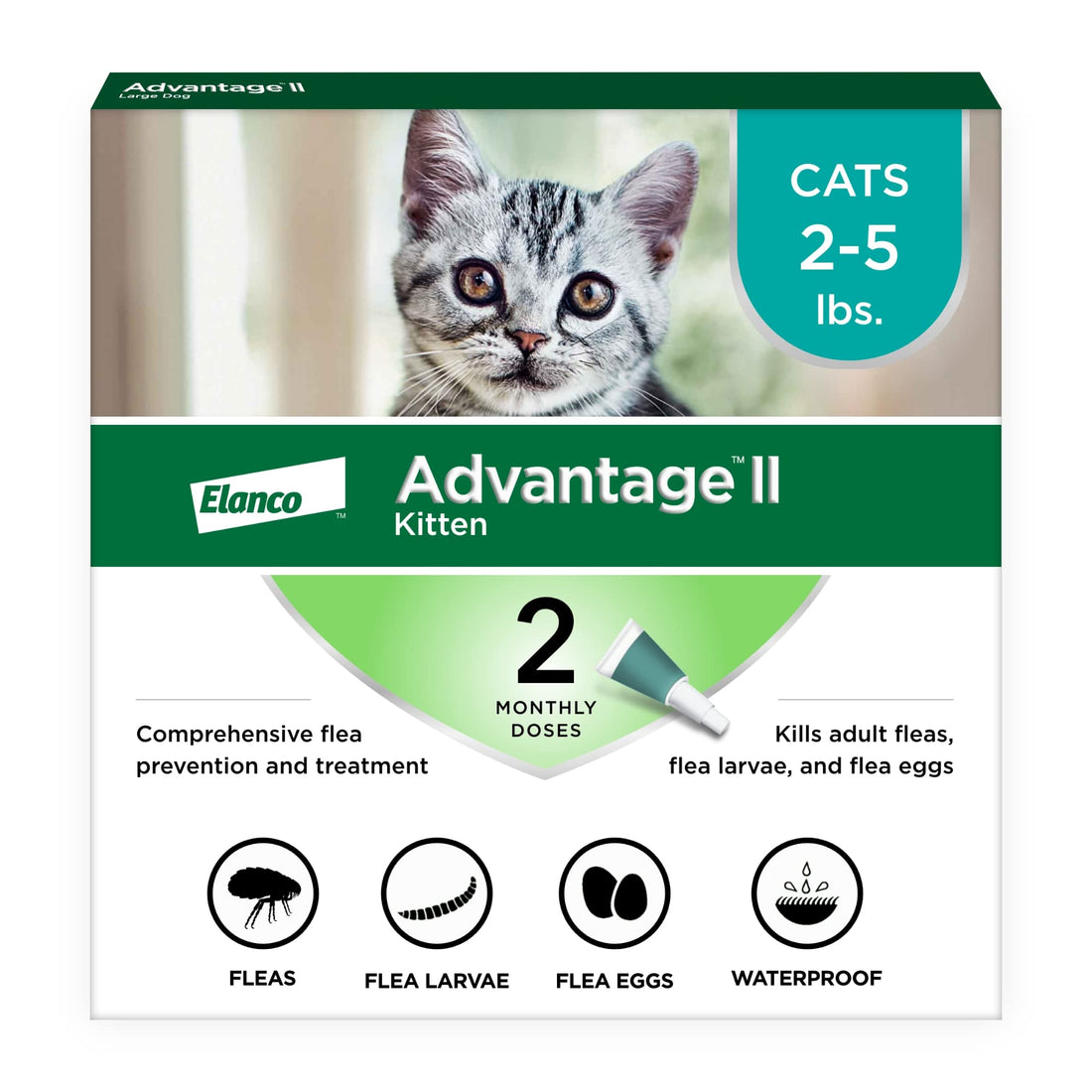 Advantage II Kitten Vet-Recommended Flea Treatment & Prevention